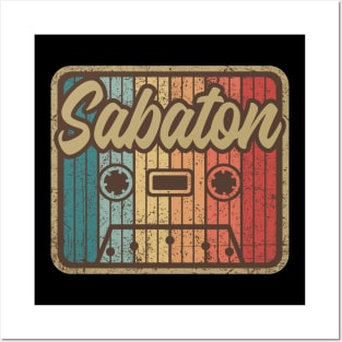 Sabaton Vintage Cassette Posters and Art